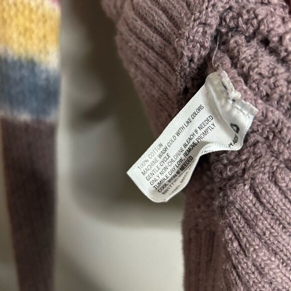 Knox Rose Purple Tie Dye Rainbow Sweater Size L - Picture 10 of 10